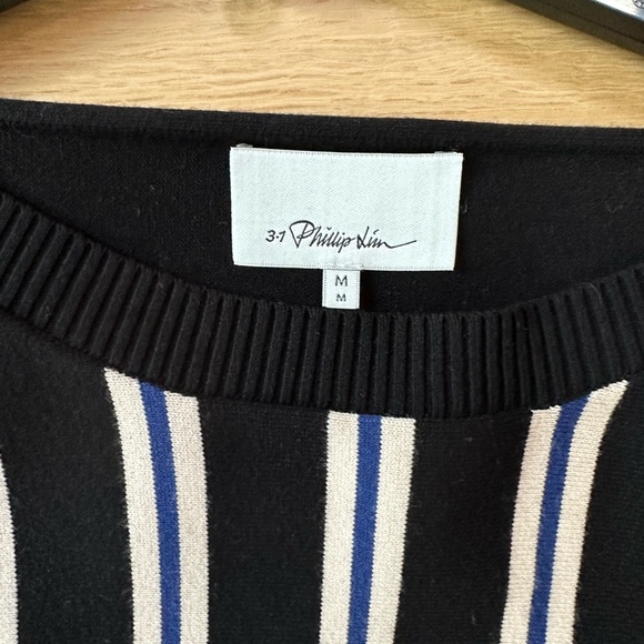 3.1 Phillip Lim
Ruffle-Trimmed Intarsia-Knit Striped Sweater - M - Picture 6 of 14